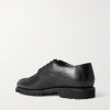 M32 Split-Toe Cross-Grain Leather Derby Shoes - BK M32 Split-Toe Cross-Grain Leather Derby Shoes - BK