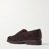 M08 Suede Penny Loafers - BK