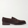 M08 Suede Penny Loafers