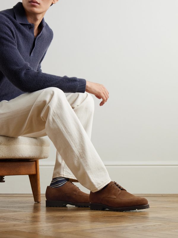 M32 Split-Toe Suede Derby Shoes - OU M32 Split-Toe Suede Derby Shoes - OU