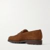 M08 Suede Penny Loafers - BK