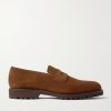 M08 Suede Penny Loafers