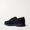 M08 Suede Penny Loafers - BK M08 Suede Penny Loafers - BK