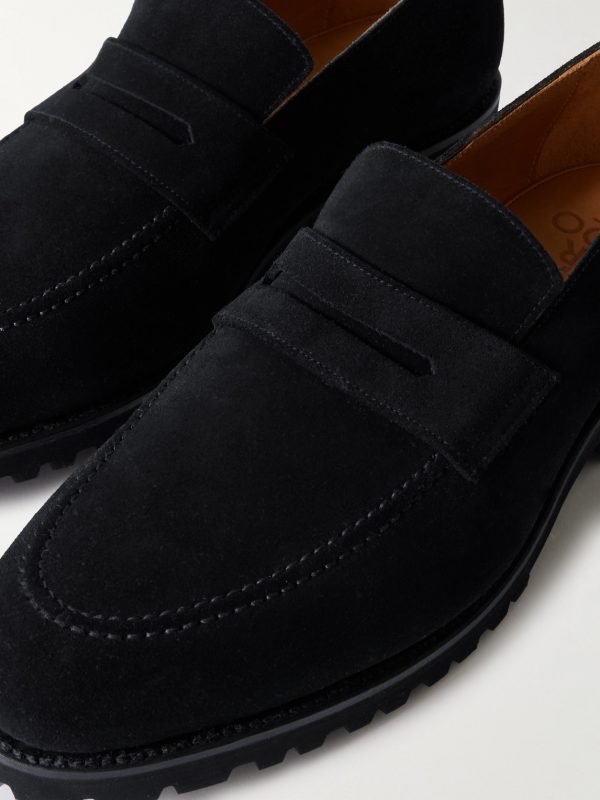 M08 Suede Penny Loafers - CU M08 Suede Penny Loafers - CU
