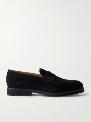 M08 Suede Penny Loafers