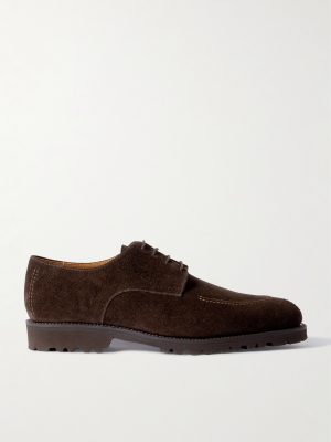 M32 Split-Toe Suede Derby Shoes