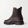 M11 Cross-Grain Leather Chelsea Boots - BK