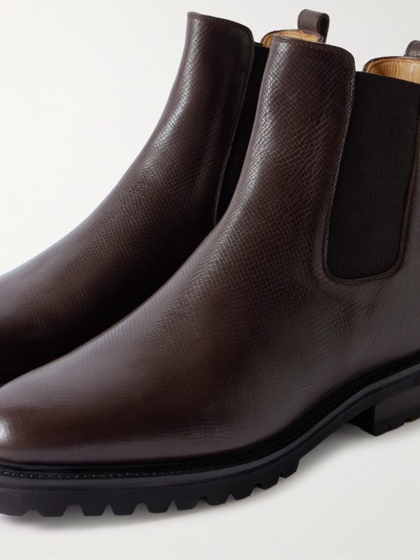M11 Cross-Grain Leather Chelsea Boots - CU