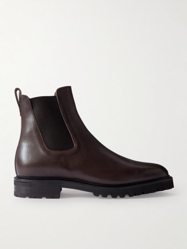 M11 Cross-Grain Leather Chelsea Boots