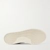 Dellow Leather-Trimmed Suede Sneakers - E1