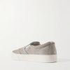 Lister Canvas-Trimmed Suede Slip-On Sneakers - BK