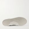 Lister Canvas-Trimmed Suede Slip-On Sneakers - E1