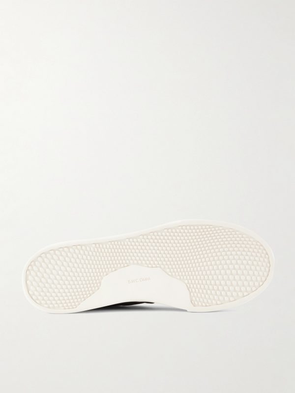 Lister Canvas-Trimmed Suede Slip-On Sneakers - E1 Lister Canvas-Trimmed Suede Slip-On Sneakers - E1