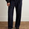 Lister Canvas-Trimmed Suede Slip-On Sneakers - OU Lister Canvas-Trimmed Suede Slip-On Sneakers - OU