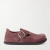 London Suede Clogs