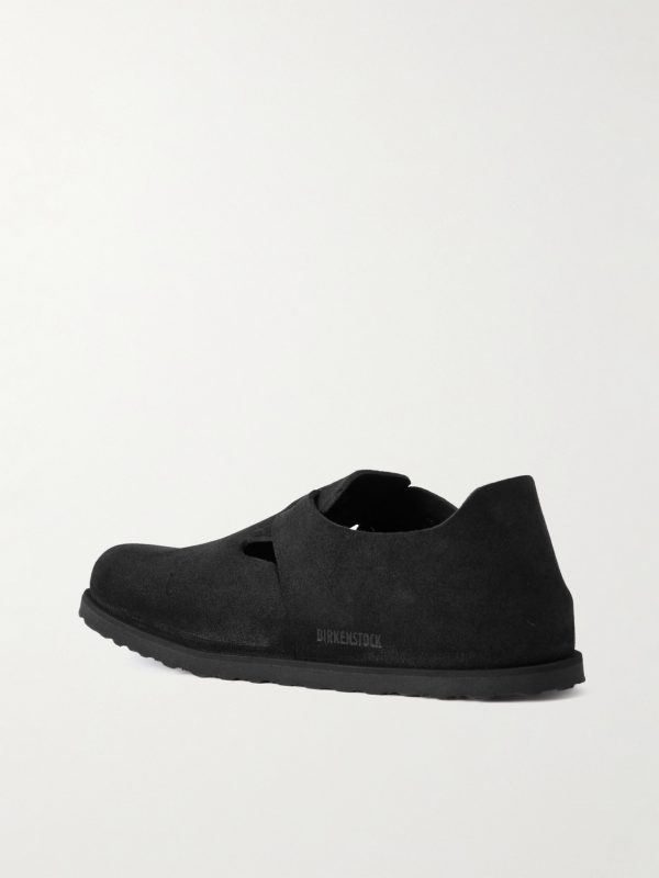 London Suede Clogs - BK