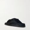 Zürich Shearling-Lined Calf Hair Sandals - BK Zürich Shearling-Lined Calf Hair Sandals - BK