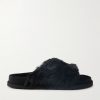 Zürich Shearling-Lined Calf Hair Sandals Zürich Shearling-Lined Calf Hair Sandals