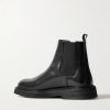 Officer Glossed-Leather Chelsea Boots - BK Officer Glossed-Leather Chelsea Boots - BK