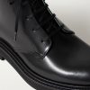 Officer Glossed-Leather Boots - CU