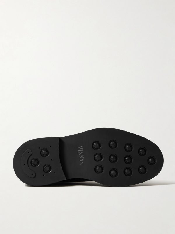Officer Glossed-Leather Boots - E1