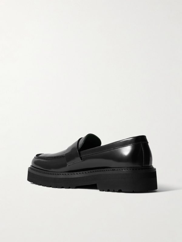 Peeters Glossed-Leather Loafers - BK Peeters Glossed-Leather Loafers - BK