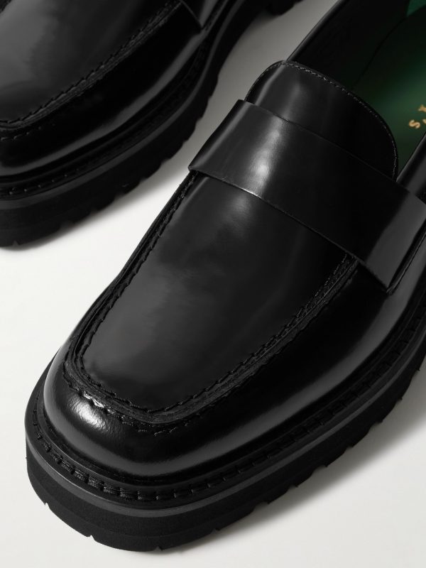 Peeters Glossed-Leather Loafers - CU Peeters Glossed-Leather Loafers - CU