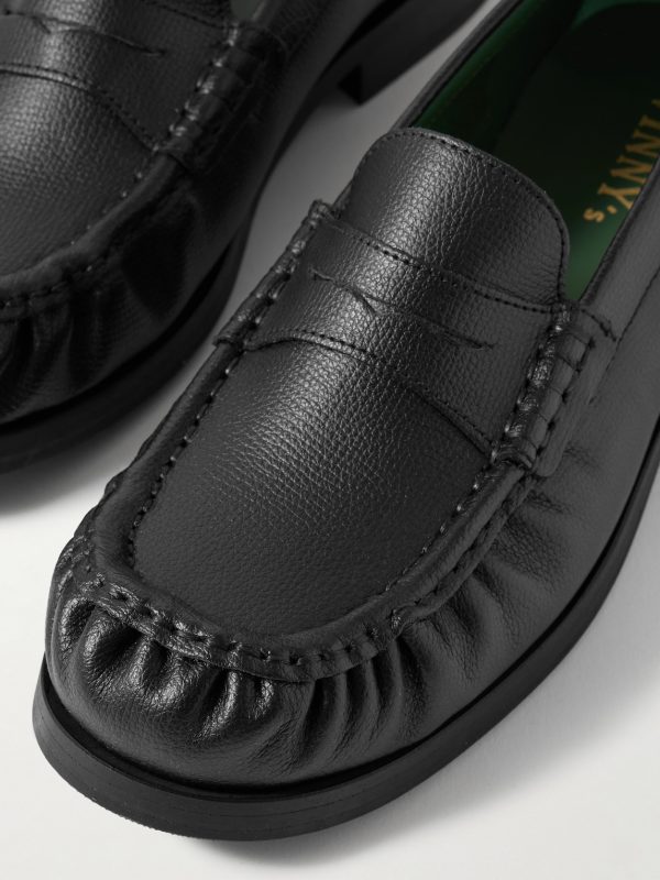 Ogee Full-Grain Leather Penny Loafers - CU