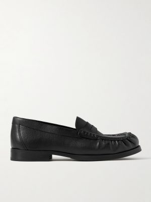 Ogee Full-Grain Leather Penny Loafers