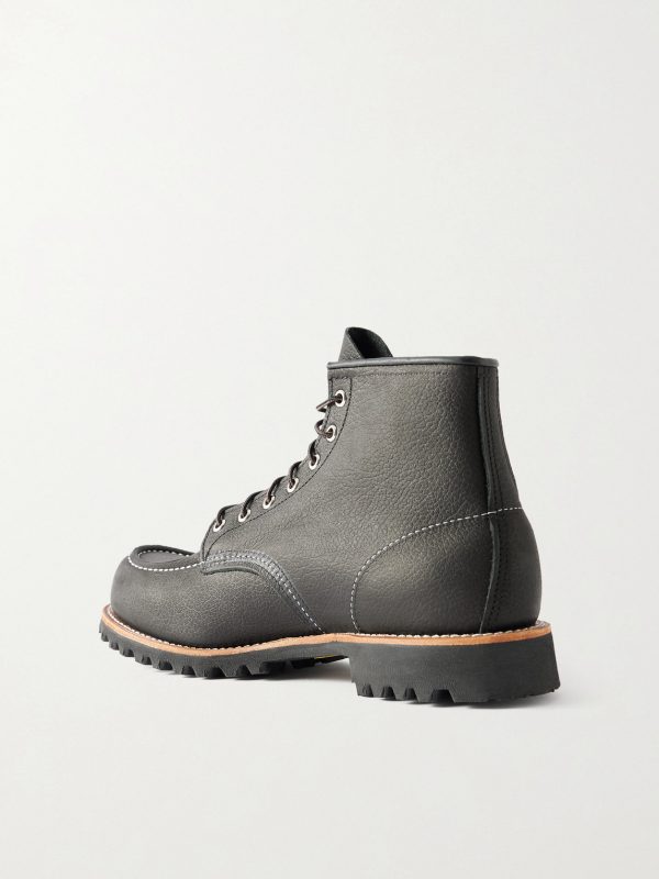 8146 Roughneck Full-Grain Leather Boots - BK