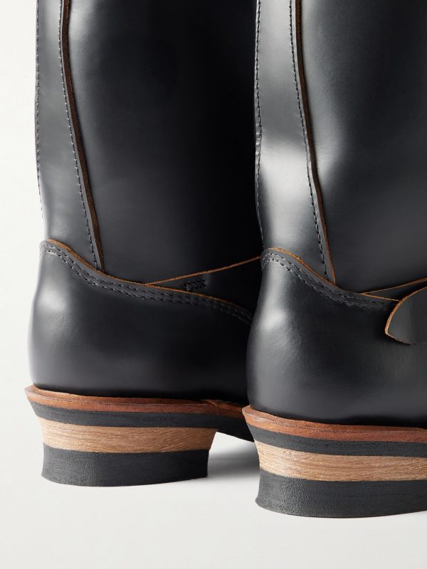 2996 Engineer Buckled Leather Boots - CU