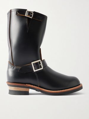 2996 Engineer Buckled Leather Boots 2996 Engineer Buckled Leather Boots