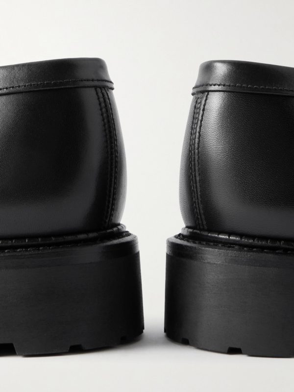 180 Moccasin Leather Penny Loafers - CU 180 Moccasin Leather Penny Loafers - CU