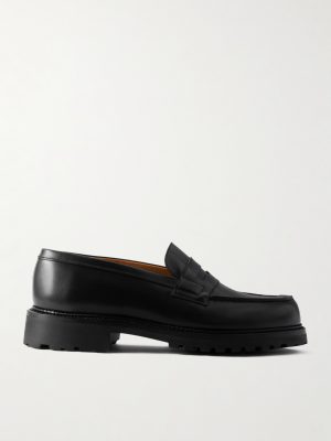 180 Moccasin Leather Penny Loafers