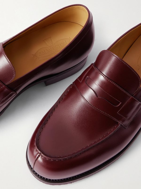 180 Moccasin Leather Penny Loafers - CU 180 Moccasin Leather Penny Loafers - CU