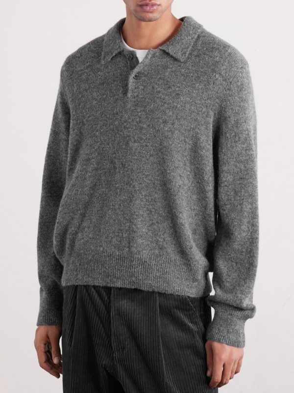 Baby Alpaca-Blend Polo Sweater - FR Baby Alpaca-Blend Polo Sweater - FR