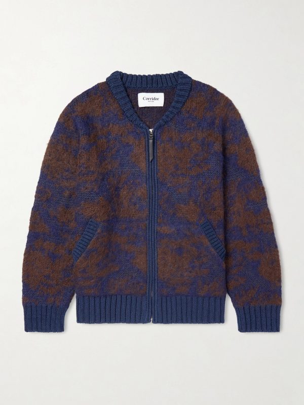 Cotton-Blend Zip-Up Cardigan Cotton-Blend Zip-Up Cardigan