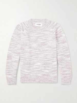 Space-Dyed Alpaca and Pima Cotton-Blend Sweater Space-Dyed Alpaca and Pima Cotton-Blend Sweater