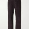 Straight-Leg Cotton-Corduroy Trousers