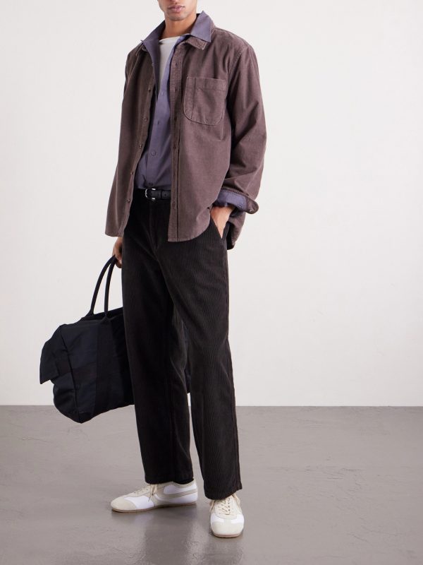 Straight-Leg Cotton-Corduroy Trousers - OU
