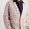 Somatic Space-Dyed Alpaca-Blend Cardigan - CU Somatic Space-Dyed Alpaca-Blend Cardigan - CU