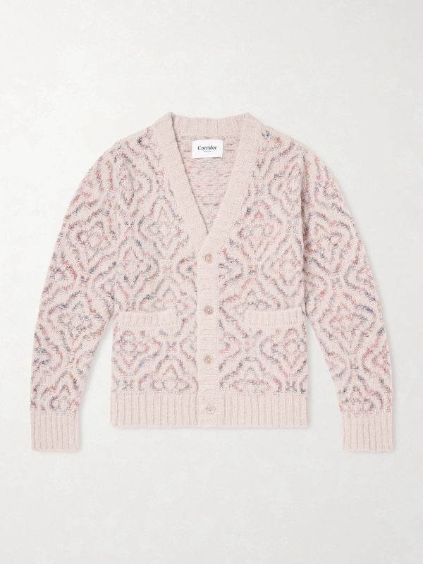Somatic Space-Dyed Alpaca-Blend Cardigan Somatic Space-Dyed Alpaca-Blend Cardigan