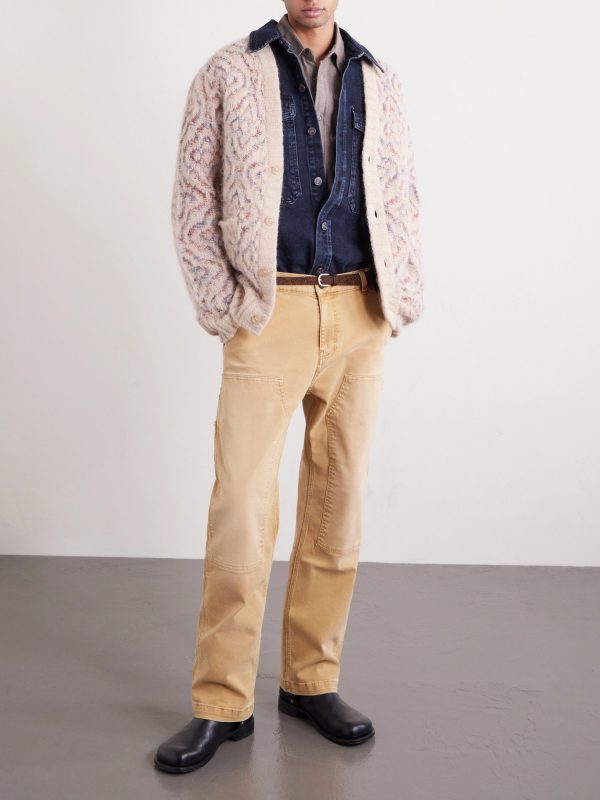 Somatic Space-Dyed Alpaca-Blend Cardigan - OU Somatic Space-Dyed Alpaca-Blend Cardigan - OU