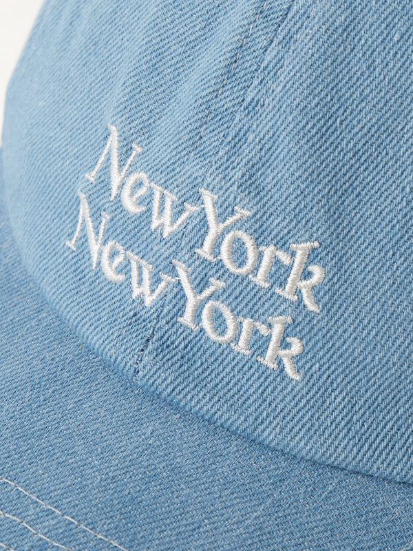 NY NY Embroidered Cotton-Twill Baseball Cap - CU