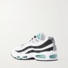 Air Max 95 Suede-Trimmed Leather and Mesh Sneakers - BK Air Max 95 Suede-Trimmed Leather and Mesh Sneakers - BK