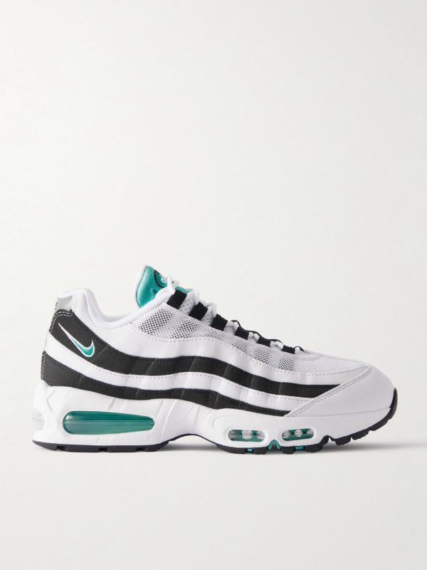 Air Max 95 Suede-Trimmed Leather and Mesh Sneakers Air Max 95 Suede-Trimmed Leather and Mesh Sneakers