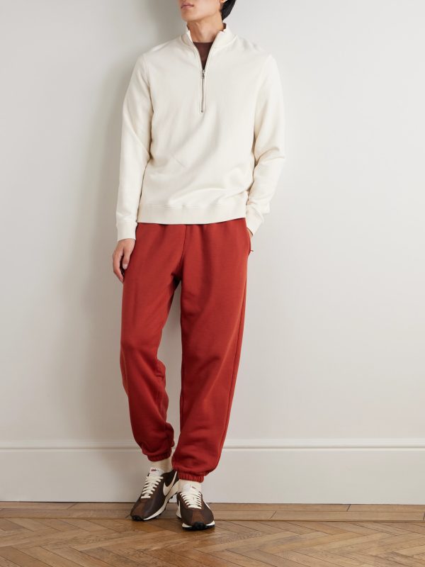 Wool Classics Tapered Cotton-Blend Jersey Sweatpants - OU