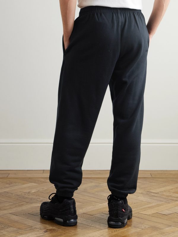 Tapered Cotton-Blend Jersey Sweatpants - BK Tapered Cotton-Blend Jersey Sweatpants - BK