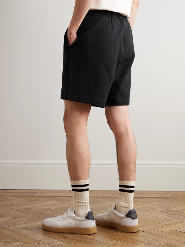 Classics Straight-Leg Cotton-Blend Jersey Shorts - BK Classics Straight-Leg Cotton-Blend Jersey Shorts - BK