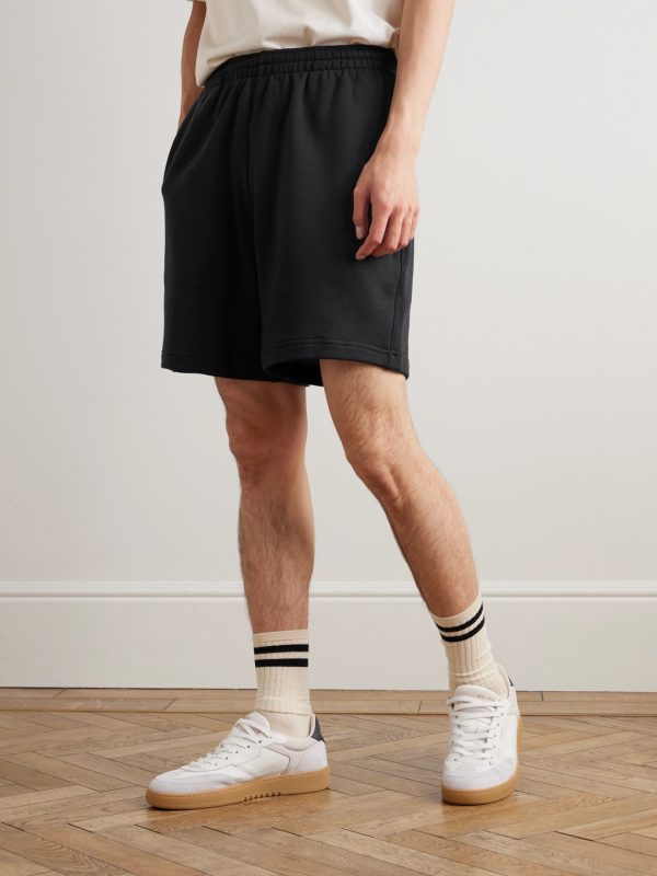 Classics Straight-Leg Cotton-Blend Jersey Shorts - FR Classics Straight-Leg Cotton-Blend Jersey Shorts - FR